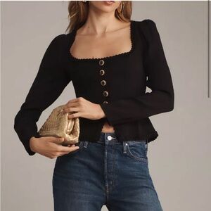 Reformation nikky Long Sleeve Blouse